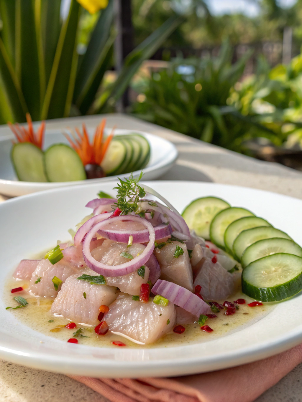 Fresh Kinilaw dish