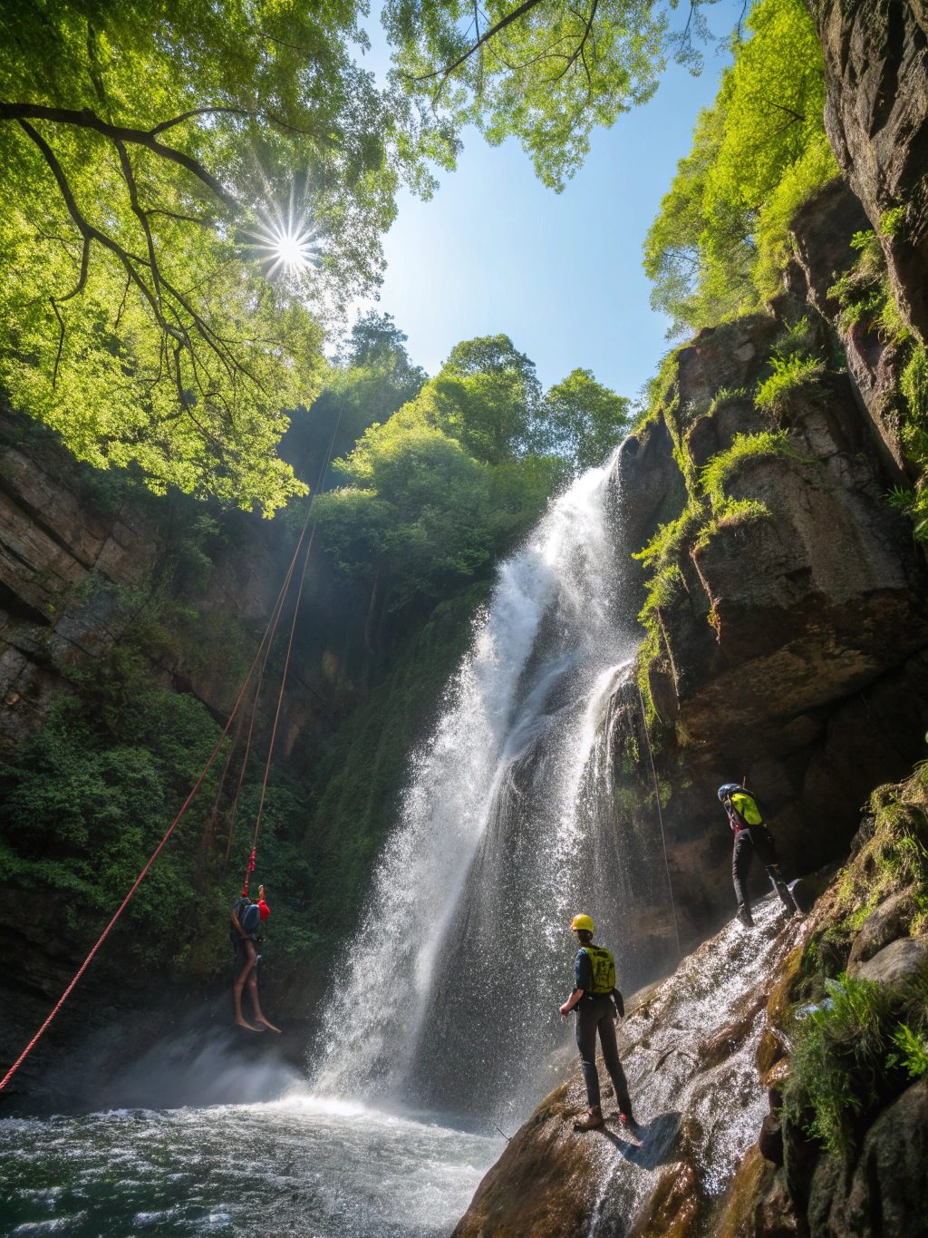 Canyoneering adventure in Badian