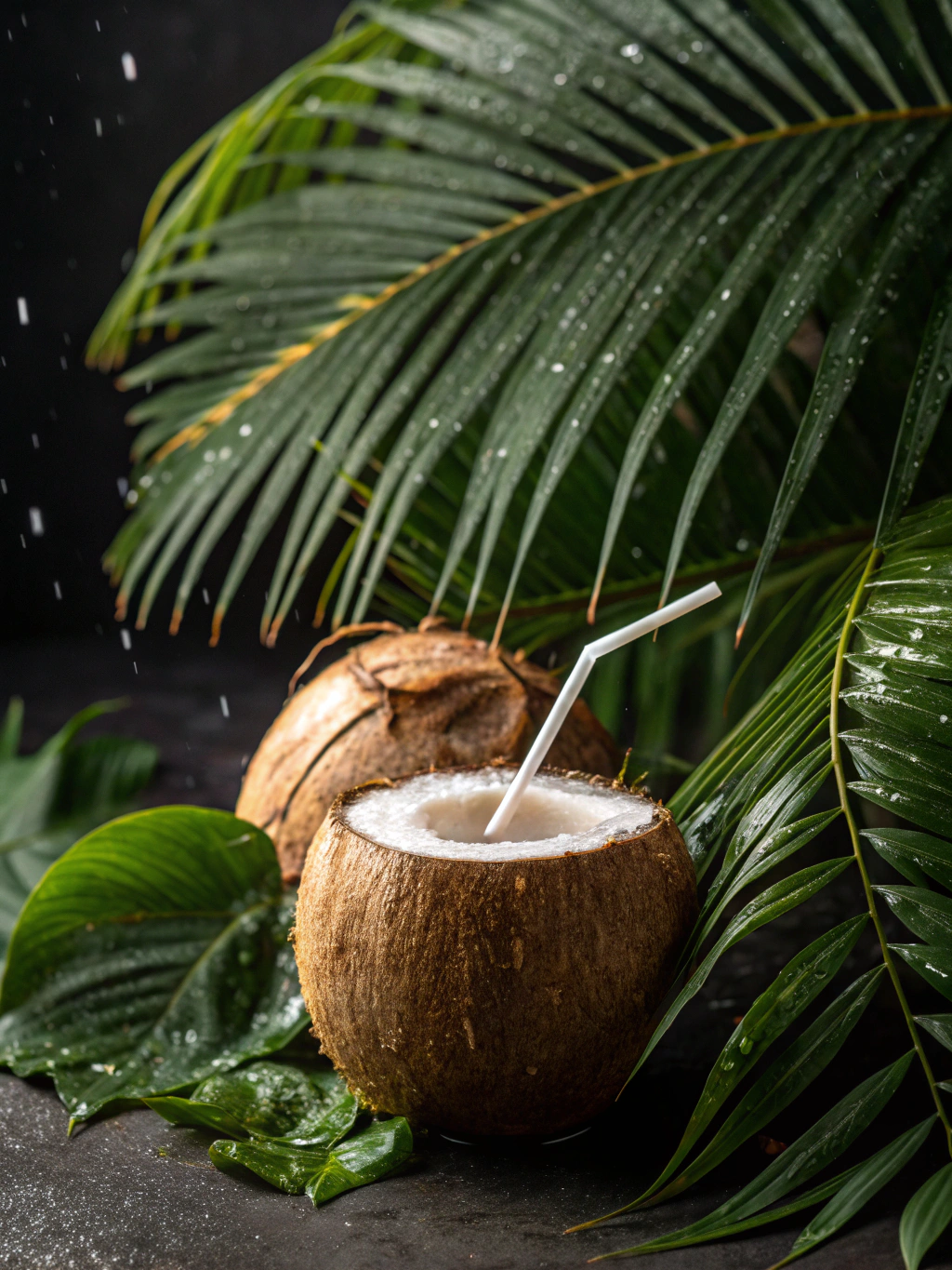 Fresh coconut juice
