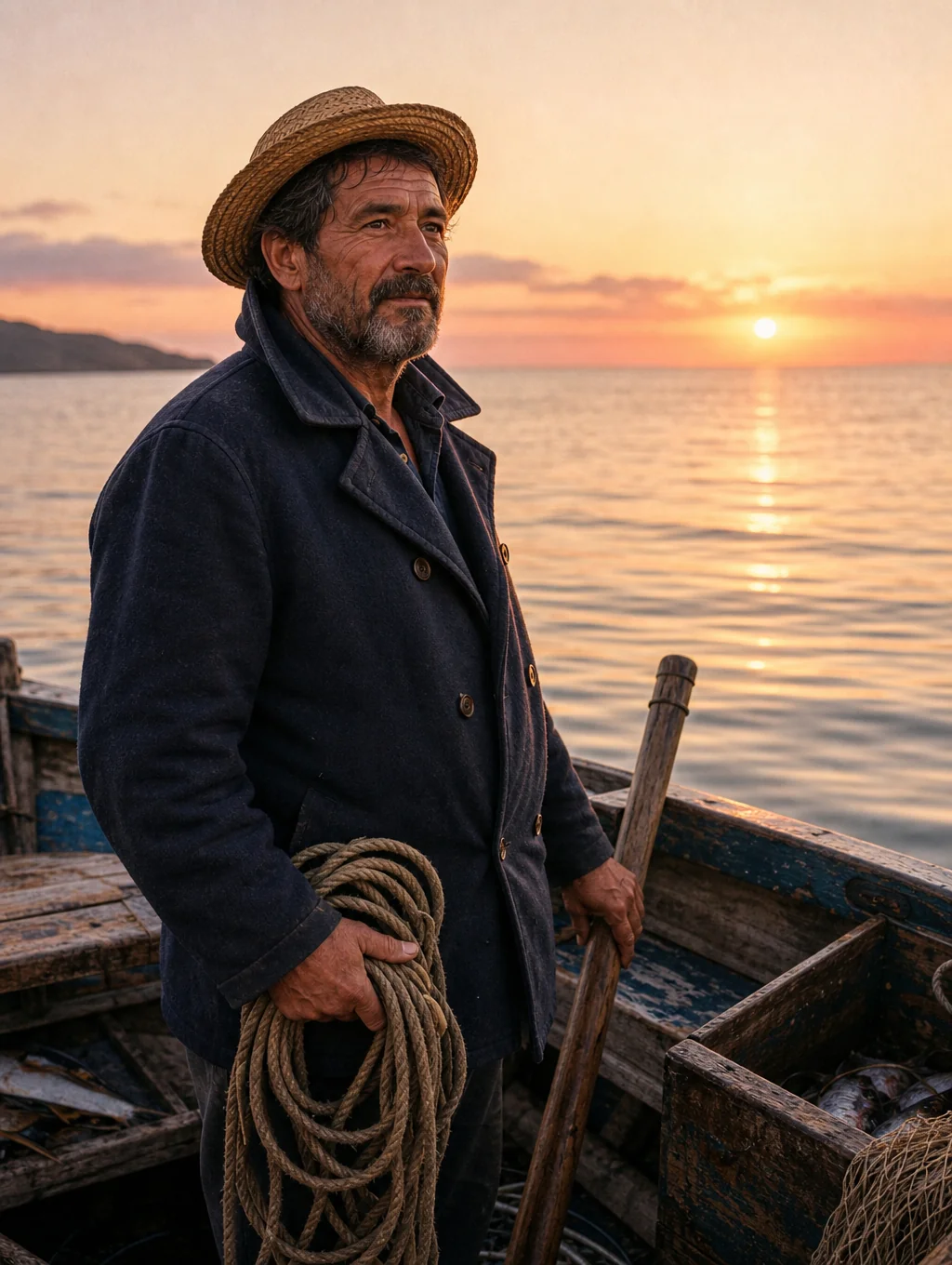 Local fisherman at dawn