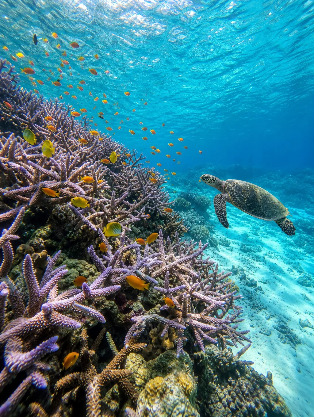Mactan coral reef life
