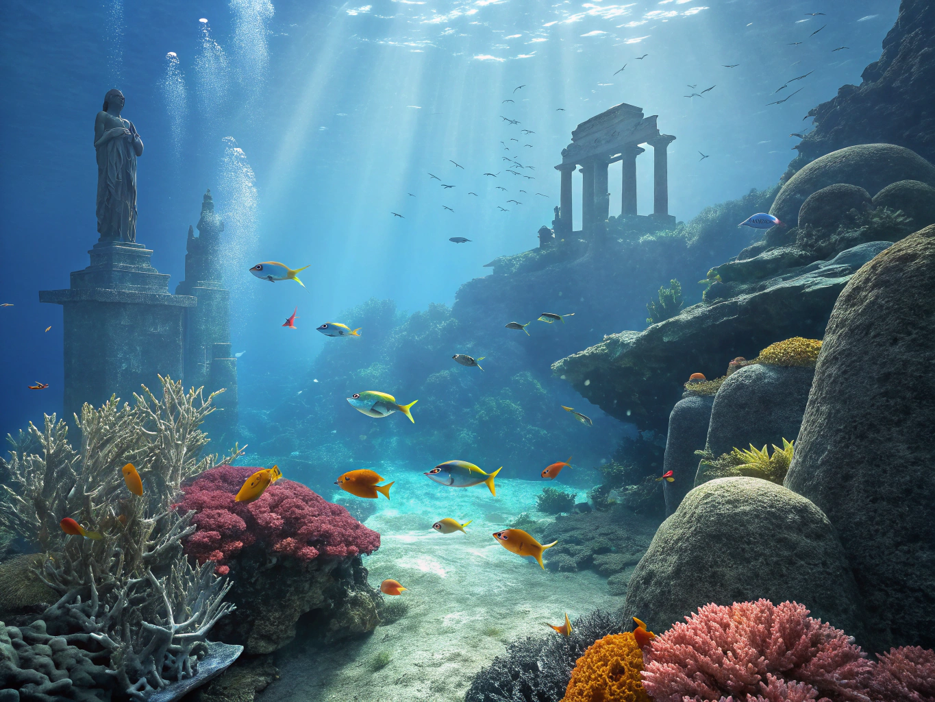 Scenic view of Mactan Reefs — Vibrant