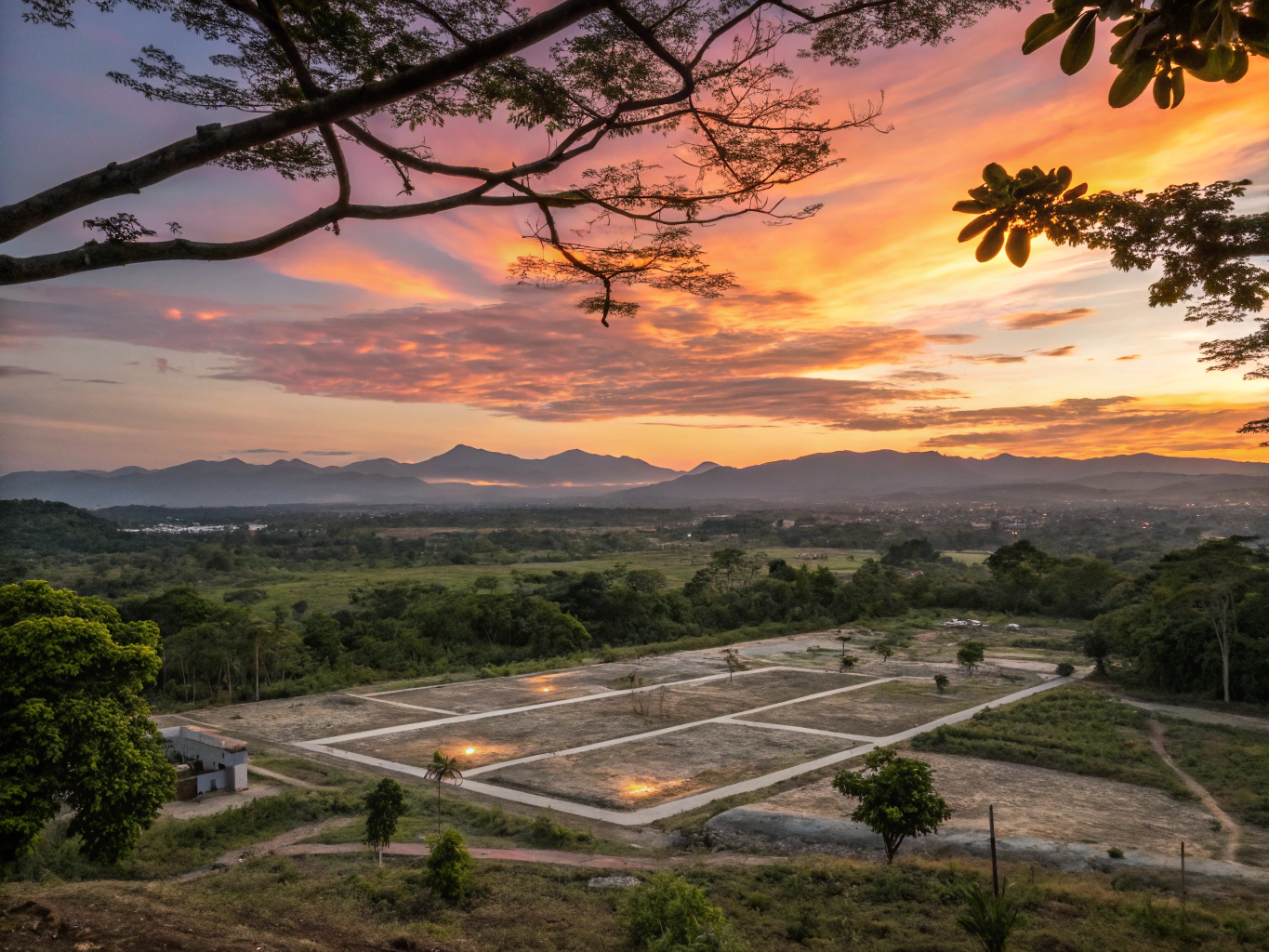 Scenic mountain view in Cebu