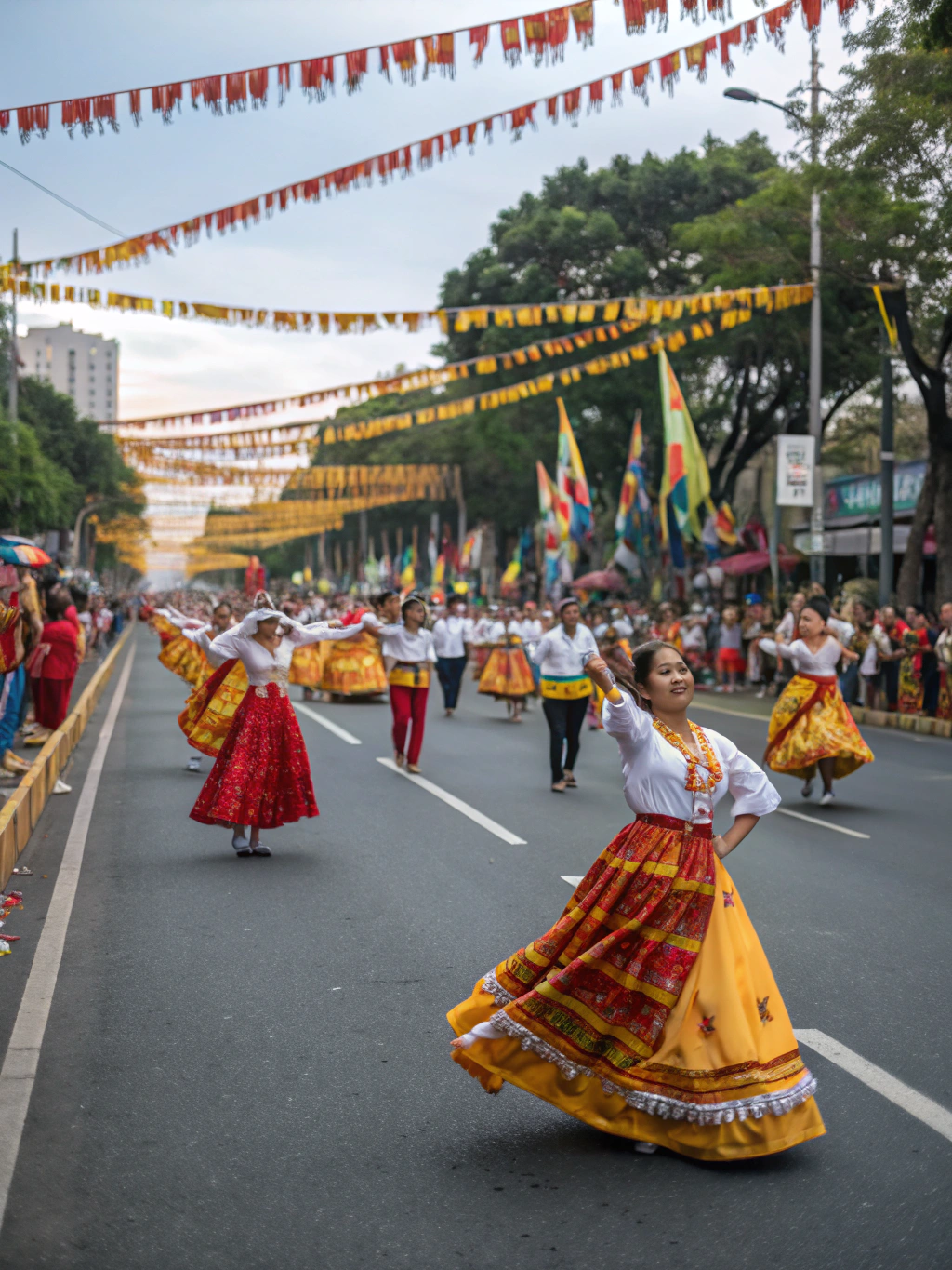 Sinulog festival dancers