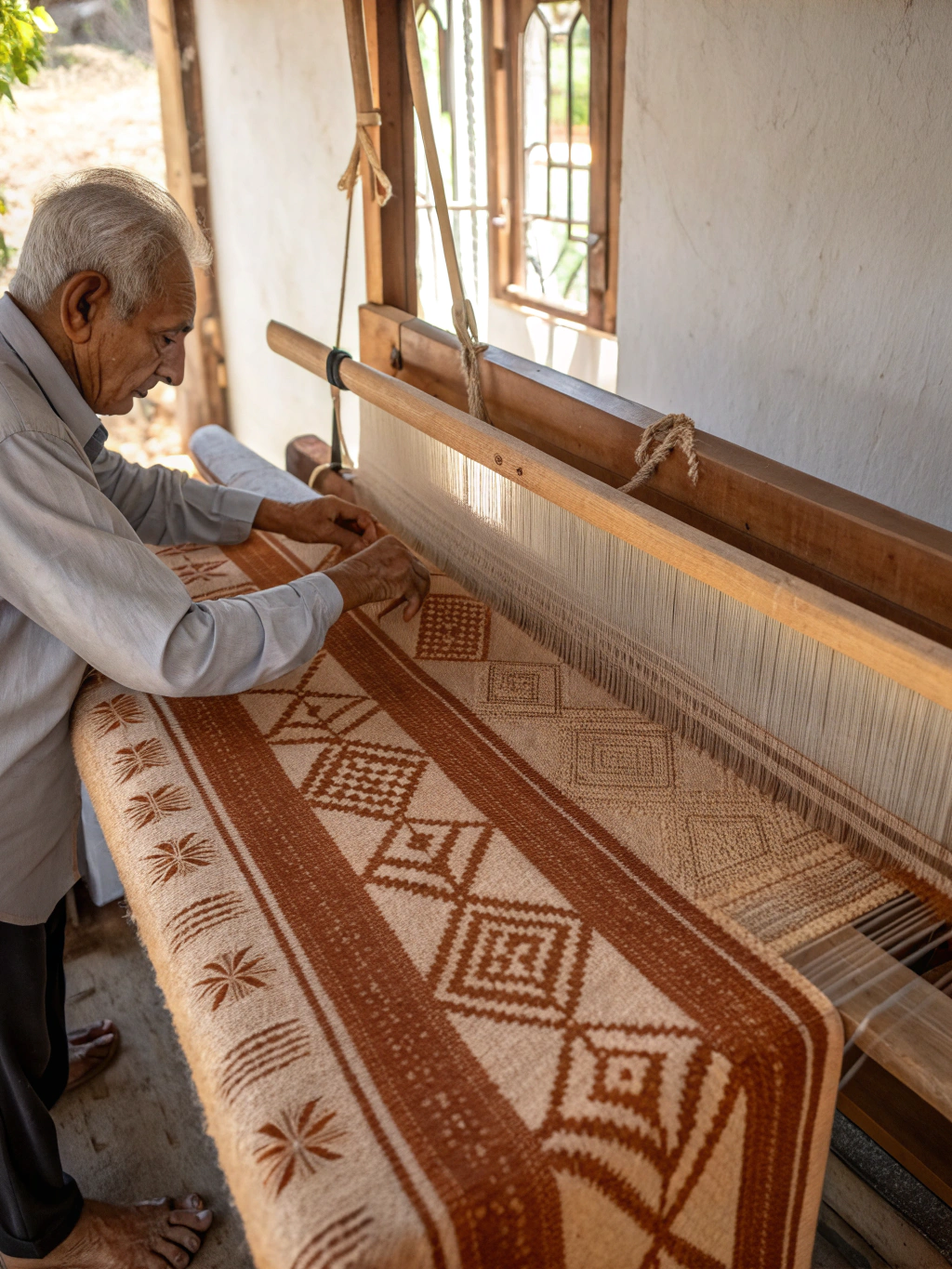 Traditional weaving craft